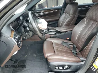 2017 BMW 5 Series 540i xDrive with VIN WBAJE7C37HG888055, listed as a Copart auction lot 51471245 with Not provided miles and Salvage title. Bid and sale history available at DreamBid. Image 7.