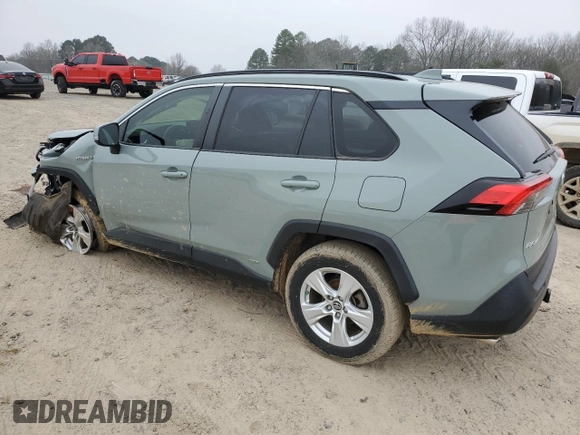 2019 Toyota RAV4 Hybrid XLE with VIN JTMRWRFV0KD011136, listed as a Copart auction lot 44007925 with 70,364 mi miles and Salvage Title. Bid and sale history available at carsss.com. Image 2.