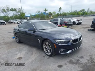 2018 BMW 4 Series 430i with VIN WBA4J1C53JBG80851, listed as a IAAI auction lot 42052385 with 68,762 mi miles and . Bid and sale history available at DreamBid. Image 1.