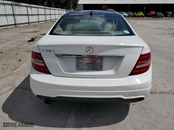 2015 Mercedes-Benz C-Class C 250 with VIN WDDGJ4HB2FG435343, listed as a Copart auction lot 60967454 with 122,230 mi miles and Salvage Title. Bid and sale history available at carsss.com. Image 6.