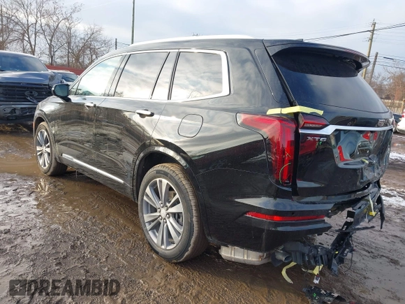 2025 Cadillac XT6 FWD Premium Luxury with VIN 1GYKPCRS6SZ104902, listed as a IAAI auction lot 41565224 with 4,735 mi miles and . Bid and sale history available at DreamBid. Image 3.