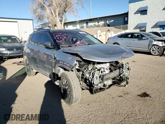 2019 Jeep Compass Trailhawk with VIN 3C4NJDDB8KT748104, listed as a Copart auction lot 87059844 with 112,934 mi miles and Salvage Title. Bid and sale history available at carsss.com. Image 11.