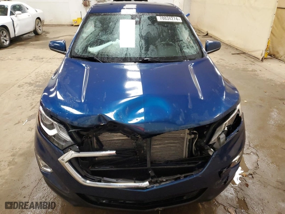2021 Chevrolet Equinox LT with VIN 2GNAXUEV8M6136957, listed as a Copart auction lot 78834274 with 40,993 mi miles and Non Repairable. Bid and sale history available at carsss.com. Image 5.