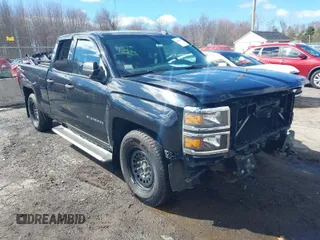 2014 Chevrolet Silverado 1500 LT with VIN 1GCVKRECXEZ305502, listed as a IAAI auction lot 41841313 with 154,266 mi miles. Bid and sale history available at carsss.com. Image 1.