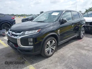 2024 Mitsubishi Outlander S z VIN JA4ARUAU3RU014400, wystawiony jako IAAI lot #41983269 z przebiegiem 22 489 mil mil oraz . Historia ofert i sprzedaży dostępna na DreamBid. Obrazek 2.