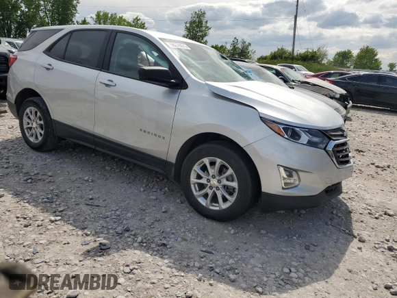 2020 Chevrolet Equinox LS z VIN 3GNAXHEV0LS686404, wystawiony jako Copart lot #58276075 z przebiegiem Nie podano mil oraz Nie do naprawy • Non repairable. Historia ofert i sprzedaży dostępna na DreamBid. Obrazek 4.