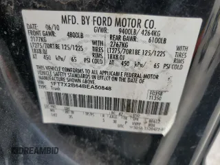 2011 Ford Super Duty F-250 SRW XL with VIN 1FT7X2B64BEA50848, listed as a Copart auction lot 65057124 with Not Provided miles and Non Repairable. Bid and sale history available at carsss.com. Image 12.