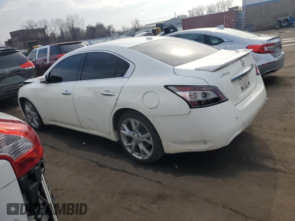 2012 Nissan Maxima 3.5 SV with VIN 1N4AA5AP8CC816215, listed as a Copart auction lot 50948105 with 163,919 mi miles and Salvage Title. Bid and sale history available at carsss.com. Image 2.