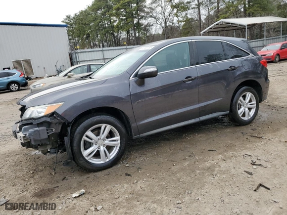 2015 Acura RDX Tech Pkg with VIN 5J8TB3H54FL009415, listed as a Copart auction lot 43130135 with 103,684 mi miles and Salvage Title. Bid and sale history available at carsss.com. Image 1.