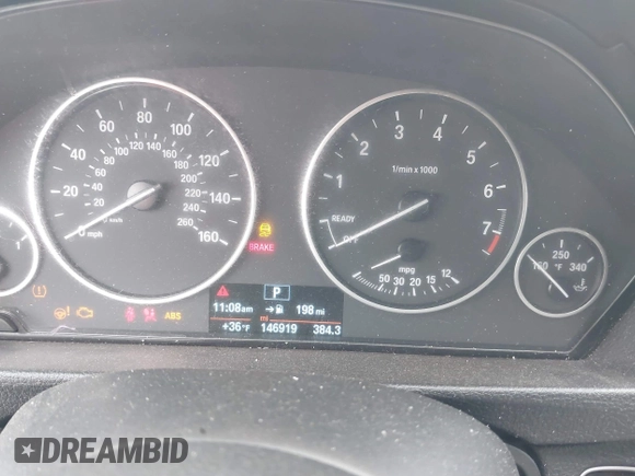 2015 BMW 3 Series 320i xDrive with VIN WBA3C3G57FNS74652, listed as a IAAI auction lot 41723695 with 146,919 mi miles and . Bid and sale history available at DreamBid. Image 7.