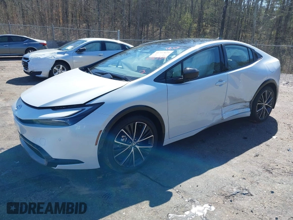 2024 Toyota Prius LE with VIN JTDACAAU6R3043434, listed as a IAAI auction lot 41757074 with 422 mi miles and . Bid and sale history available at DreamBid. Image 17.
