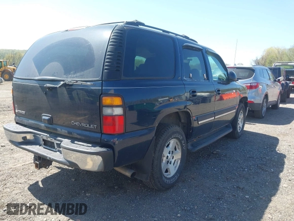 2005 Chevrolet Tahoe LS with VIN 1GNEK13T55J136340, listed as a IAAI auction lot 42153963 with 0 mi miles. Bid and sale history available at carsss.com. Image 4.
