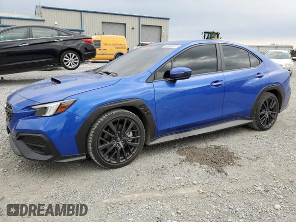 2023 Subaru WRX Premium with VIN JF1VBAF66P9813422, listed as a Copart auction lot 53301575 with 6,630 mi miles and Salvage title. Bid and sale history available at DreamBid. Image 1.