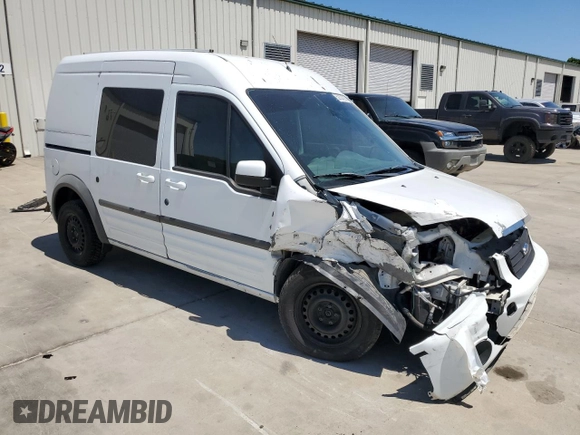 2013 Ford Transit Connect XLT with VIN NM0KS9BN3DT133532, listed as a Copart auction lot 52324335 with 176,062 mi miles and Salvage title. Bid and sale history available at DreamBid. Image 4.
