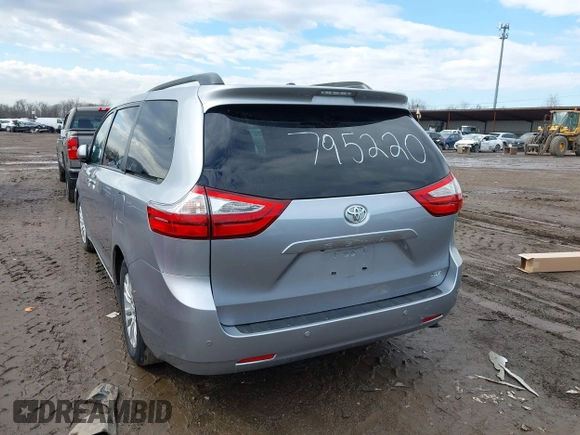 2017 Toyota Sienna XLE Auto Access Seat with VIN 5TDYZ3DC9HS795220, listed as a IAAI auction lot 41641227 with 86,336 mi miles and . Bid and sale history available at DreamBid. Image 15.
