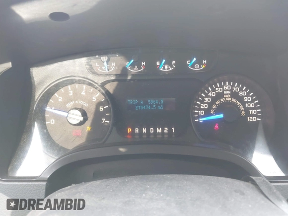 2014 Ford F-150 XL with VIN 1FTMF1CM7EFC60291, listed as a IAAI auction lot 42503556 with 215,474 mi miles and . Bid and sale history available at DreamBid. Image 7.