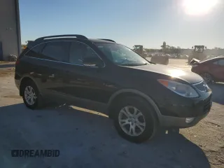 2011 Hyundai Veracruz GLS with VIN KM8NUDCC1BU169149, listed as a Copart auction lot 48687075 with 130,435 mi miles and Salvage Title. Bid and sale history available at DreamBid. Image 4.