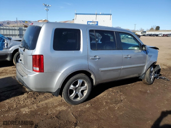 2014 Honda Pilot EX-L with VIN 5FNYF4H50EB031914, listed as a Copart auction lot 85314374 with 0 mi miles and Salvage Title. Bid and sale history available at carsss.com. Image 3.