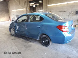 2019 Mitsubishi Mirage ES z VIN ML32F3FJ2KHF00809, wystawiony jako Copart lot #57818835 z przebiegiem 57 629 mil mil oraz Szkody całkowita. Historia ofert i sprzedaży dostępna na DreamBid. Obrazek 2.