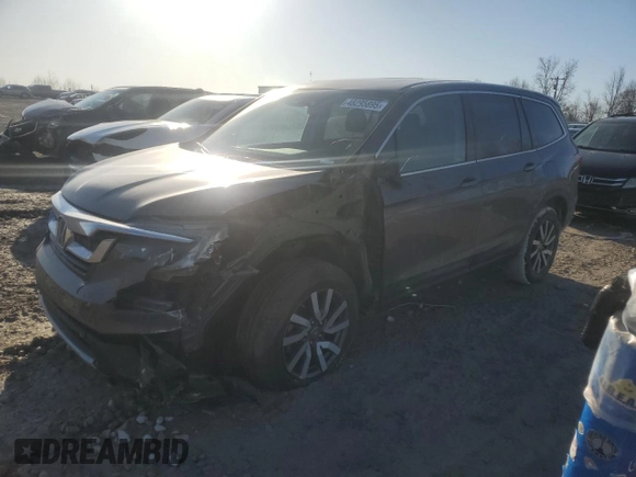 2021 Honda Pilot EX-L with VIN 5FNYF6H51MB077374, listed as a Copart auction lot 48295895 with 94,457 mi miles and Non Repairable. Bid and sale history available at DreamBid. Image 1.