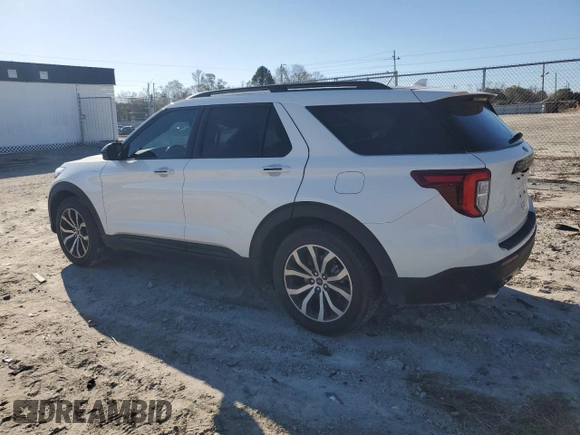 2022 Ford Explorer ST-Line with VIN 1FMSK7KH6NGC39741, listed as a Copart auction lot 85345384 with 54,740 mi miles and Salvage Title. Bid and sale history available at carsss.com. Image 2.
