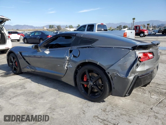 2015 Chevrolet Corvette 1LT with VIN 1G1YB2D76F5119269, listed as a Copart auction lot 44656675 with 0 mi miles and Salvage Title. Bid and sale history available at carsss.com. Image 2.