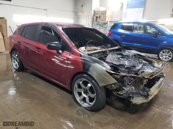 2022 Subaru Impreza with VIN 4S3GTAA6XN1718266, listed as a Copart auction lot 46921805 with 0 mi miles and Salvage Title. Bid and sale history available at carsss.com. Image 4.