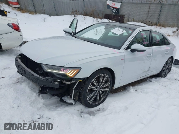 2019 Audi A6 Prestige with VIN WAUM2AF24KN072848, listed as a IAAI auction lot 41166275 with 89,839 mi miles. Bid and sale history available at carsss.com. Image 2.