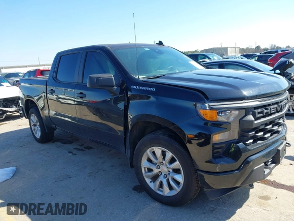 2022 Chevrolet Silverado 1500 Custom with VIN 1GCPABEK7NZ584501, listed as a IAAI auction lot 41623186 with 36,007 mi miles and . Bid and sale history available at DreamBid. Image 1.