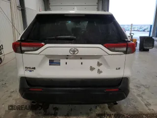 2019 Toyota RAV4 LE with VIN JTMH1RFV5KD501632, listed as a Copart auction lot 47646055 with 64,413 mi miles and Salvage Title. Bid and sale history available at carsss.com. Image 6.