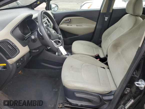 2013 Kia Rio LX with VIN KNADM4A30D6207753, listed as a Copart auction lot 85595694 with 63,062 mi miles and Salvage Title. Bid and sale history available at carsss.com. Image 7.