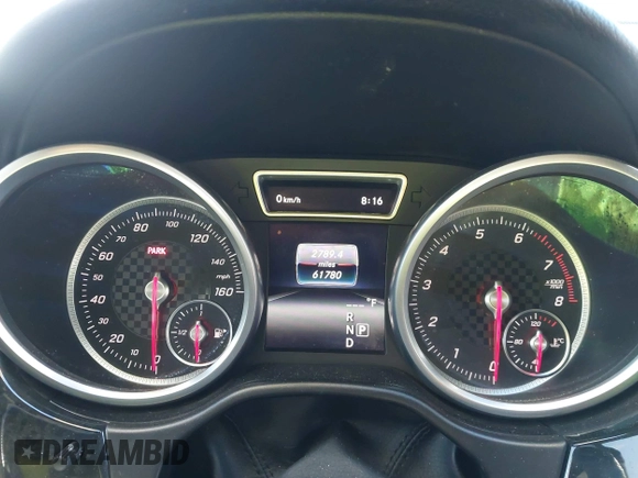 2016 Mercedes-Benz GLE 450 AMG with VIN 4JGED6EBXGA012888, listed as a IAAI auction lot 41674432 with 61,780 mi miles and . Bid and sale history available at DreamBid. Image 7.