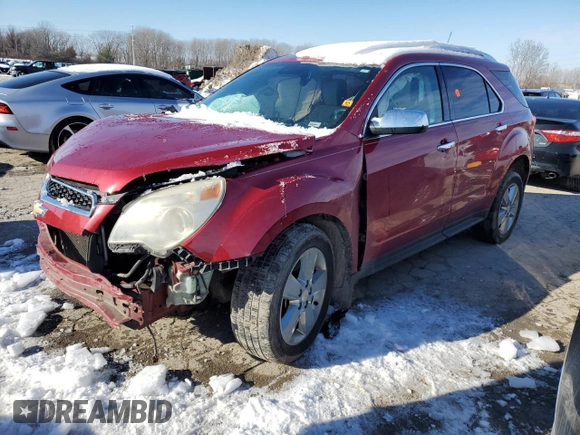 2013 Chevrolet Equinox LTZ with VIN 2GNFLFE30D6136690, listed as a Copart auction lot 41534555 with 0 mi miles and Salvage Title. Bid and sale history available at carsss.com. Image 1.