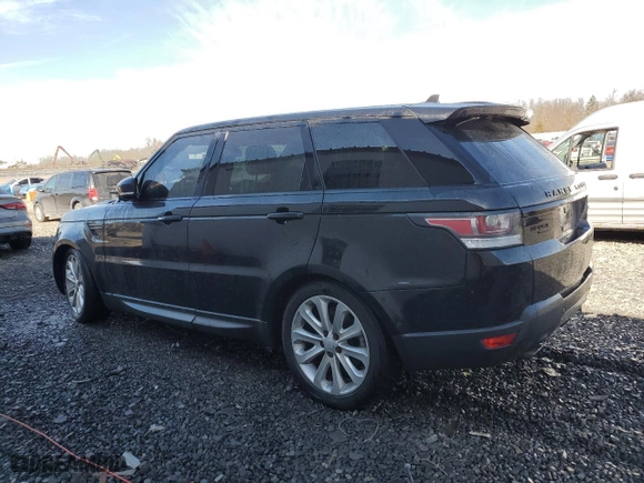 2016 Land Rover Range Rover Sport V6 SE with VIN SALWG2PF6GA657359, listed as a Copart auction lot 46324575 with 0 mi miles and Salvage Title. Bid and sale history available at carsss.com. Image 2.