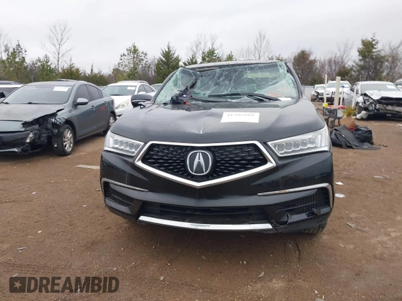 2020 Acura MDX with VIN 5J8YD3H39LL017701, listed as a IAAI auction lot 41486888 with 21,687 mi miles. Bid and sale history available at carsss.com. Image 12.