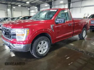 2021 Ford F-150 XL with VIN 1FTMF1EP1MKD58908, listed as a Copart auction lot 51417405 with 60,962 mi miles and Salvage title. Bid and sale history available at DreamBid. Image 1.