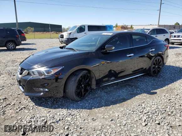 2017 Nissan Maxima SV with VIN 1N4AA6AP7HC394001, listed as a Copart auction lot 48188535 with 139,147 mi miles and Salvage Title. Bid and sale history available at DreamBid. Image 1.