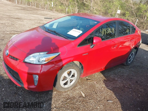 2013 Toyota Prius One z VIN JTDKN3DUXD5696576, wystawiony jako IAAI lot #41951859 z przebiegiem 181 795 mil mil oraz . Historia ofert i sprzedaży dostępna na DreamBid. Obrazek 2.