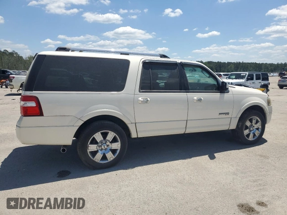 2008 Ford Expedition Max Limited with VIN 1FMFK19578LA70755, listed as a Copart auction lot 54750095 with 169,916 mi miles and Clean title. Bid and sale history available at DreamBid. Image 3.