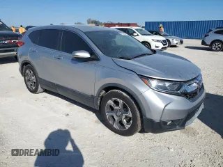 2017 Honda CR-V EX-L with VIN 5J6RW1H88HL000614, listed as a Copart auction lot 75193234 with Not Provided miles and Salvage Title. Bid and sale history available at DreamBid. Image 4.