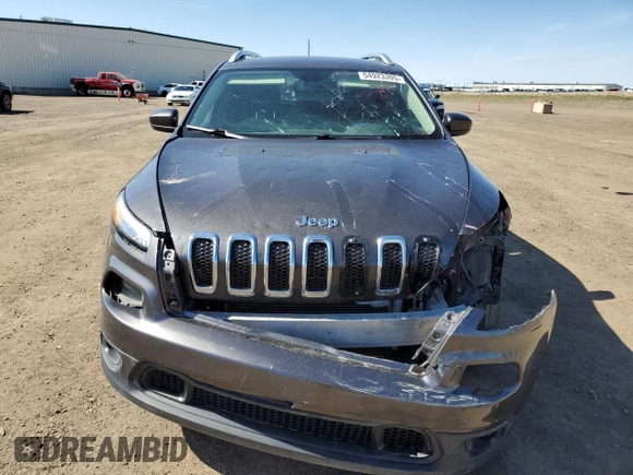 2017 Jeep Cherokee Latitude with VIN 1C4PJMCS6HD224703, listed as a Copart auction lot 54923395 with 154,006 mi miles and Salvage Title. Bid and sale history available at carsss.com. Image 5.
