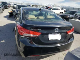 2013 Hyundai Elantra Limited with VIN KMHDH4AE6DU891000, listed as a Copart auction lot 48955665 with 129,030 mi miles and Salvage Title. Bid and sale history available at carsss.com. Image 6.