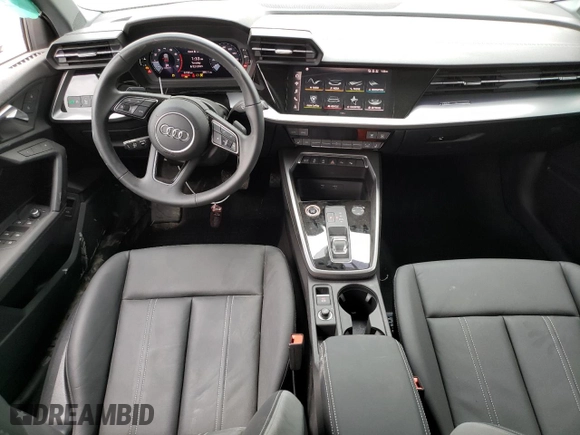 2023 Audi A3 Premium with VIN WAUAUDGY4PA105461, listed as a Copart auction lot 65186083 with 6,156 mi miles. Bid and sale history available at carsss.com. Image 8.