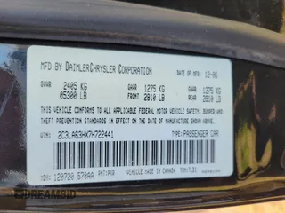 2007 Chrysler 300 C z VIN 2C3LA63HX7H722441, wystawiony jako IAAI lot #41849863 z przebiegiem 157 147 mil mil oraz . Historia ofert i sprzedaży dostępna na DreamBid. Obrazek 8.