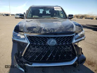 2020 Lexus LX with VIN JTJDY7AX1L4332179, listed as a Copart auction lot 77017714 with 49,756 mi miles and Salvage Title. Bid and sale history available at carsss.com. Image 5.