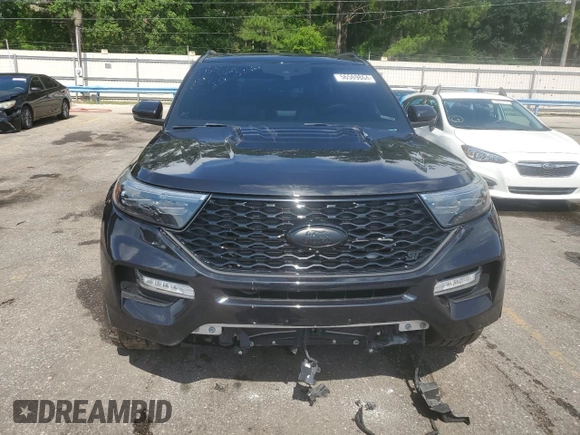 2021 Ford Explorer ST with VIN 1FM5K8GCXMGA37824, listed as a Copart auction lot 56569864 with 0 mi miles and Salvage Title. Bid and sale history available at carsss.com. Image 5.