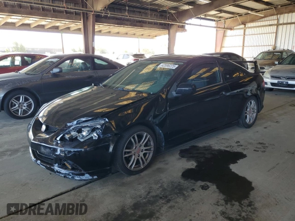 2006 Acura RSX with VIN JH4DC54806S023165, listed as a Copart auction lot 62896225 with 201,395 mi miles and Salvage title. Bid and sale history available at DreamBid. Image 1.