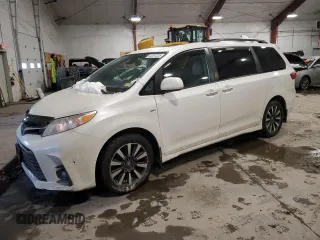 2019 Toyota Sienna XLE with VIN 5TDDZ3DC6KS218912, listed as a Copart auction lot 44767225 with 107,493 mi miles and Salvage Title. Bid and sale history available at carsss.com. Image 1.
