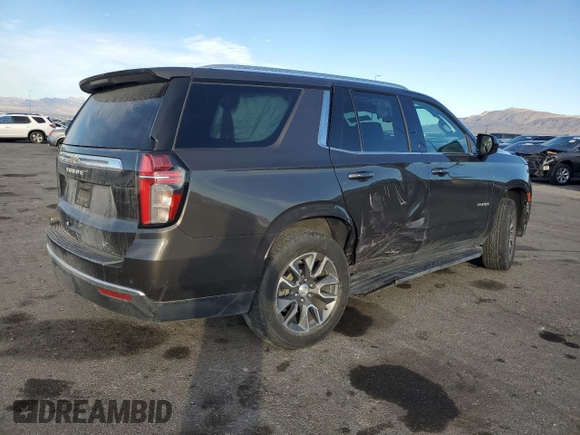 2021 Chevrolet Tahoe LT with VIN 1GNSCNKD8MR377195, listed as a Copart auction lot 50619815 with 35,014 mi miles and Salvage title. Bid and sale history available at DreamBid. Image 3.