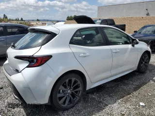 2023 Toyota Corolla Hatchback XSE with VIN JTNC4MBE4P3211451, listed as a Copart auction lot 50886045 with 16,344 mi miles and Salvage Title. Bid and sale history available at carsss.com. Image 3.